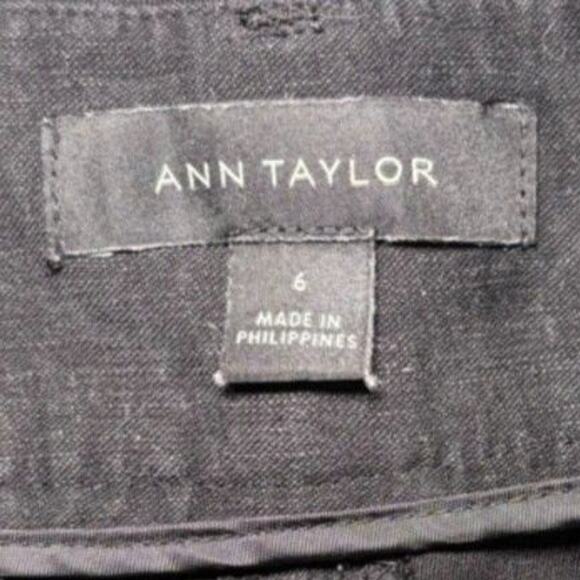 Ann Taylor Linen Shorts with Removable Tie Belt Size 6 - Picture 3 of 5